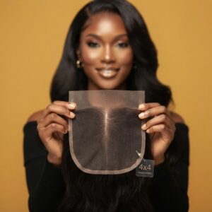 4x4 Transparent Lace Closure